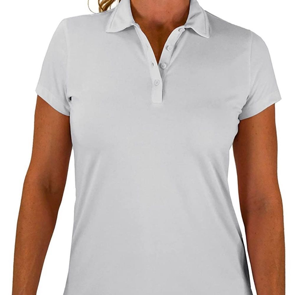 Columbia Grey Short Sleeve Polo